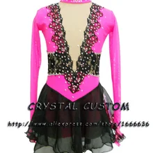 Пользовательские взрослые Фигурное катание платья с спандексом изящные бренд фигурное катание платье для соревнований DR2729