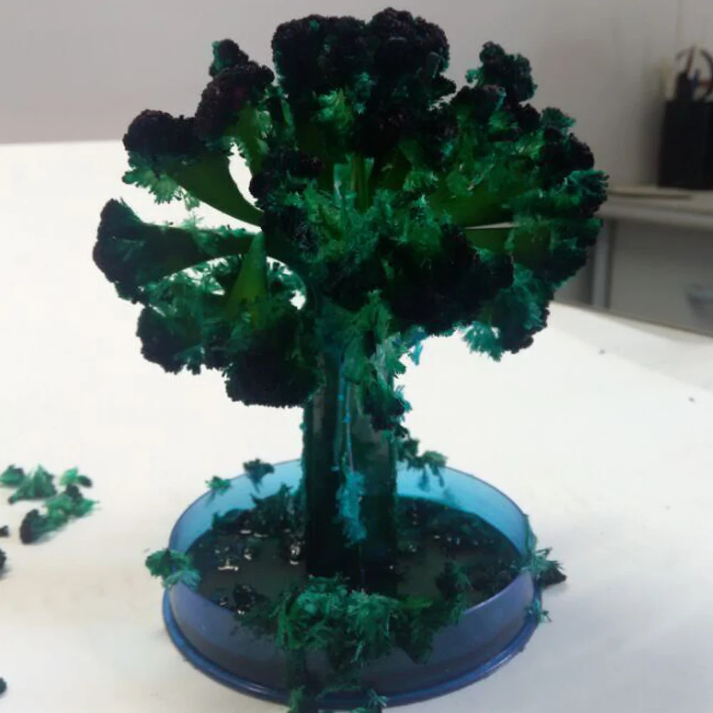 

2019 135mm H Japan Green Big Magic Paper Japanese Sakura Tree Magically Growing Trees Kit Desktop Cherry Blossom Funny Kids Toys