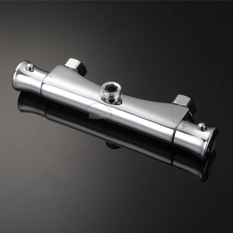 Thermostatic Bathroom Shower Faucet.Round Shower Mixer.Wall Mounted Shower Valveshower faucet