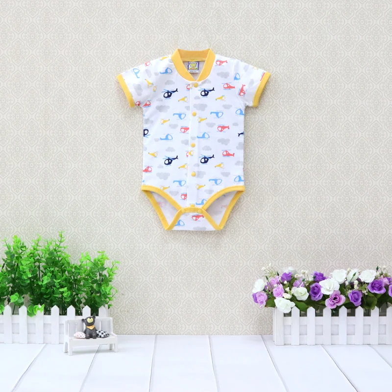 Детское боди из натурального хлопка с коротким рукавом и пуговицами|baby bodysuits|baby