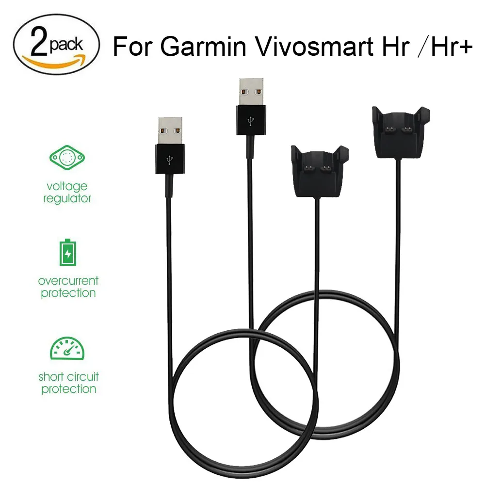 HIPERDEAL дополнительный usb зарядный кабель для Garmin VIvosmart HR/HR+ Группа gps часы с защитой Взрывозащищенная пленка для экрана BAY15