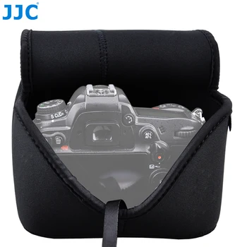 

JJC OC-MC1BK Black Digital Camera Bag For Canon Nikon 148mm (W) x 113mm(H) x 188mm (D) Large Pouch DSLR Neoprene Big Case