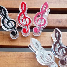 500 шт. музыкальная система с зажимом канцелярские папки клип, музыкальные Зажимы для бумаг фортепиано Книга Страница зажимы