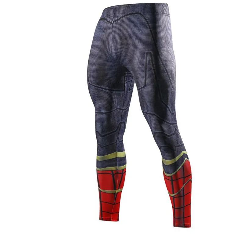 Avengers Infinity War SpiderMan Iron Man Tom Holland Black Panther Cosplay Costumes Running tights Gym bodysuit clothes trousers