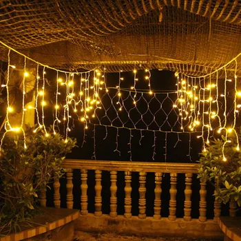 

LED String lights 120 LED Silver Wire Garland Home Christmas Wedding Party Decoration Powered by 5V Battery USB Fairy light#15