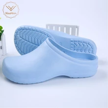 Больничная медицинская обувь для мужчин и женщин стоматологическая клиника резиновые шлепанцы противоскользящие тапочки Рабочая мягкая обувь на плоской подошве