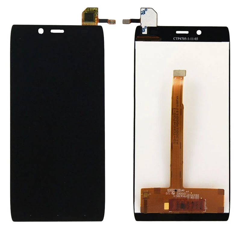 

H LCD Screen and Digitizer Full Assembly for Alcatel One Touch Idol X / 6032 / OT-6032(Black)