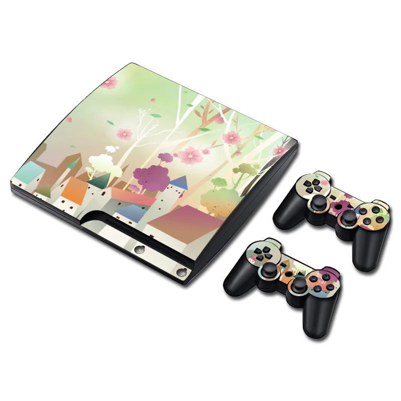 

Good design wonderful skin For PS3 slim Console and Two Controller Decals