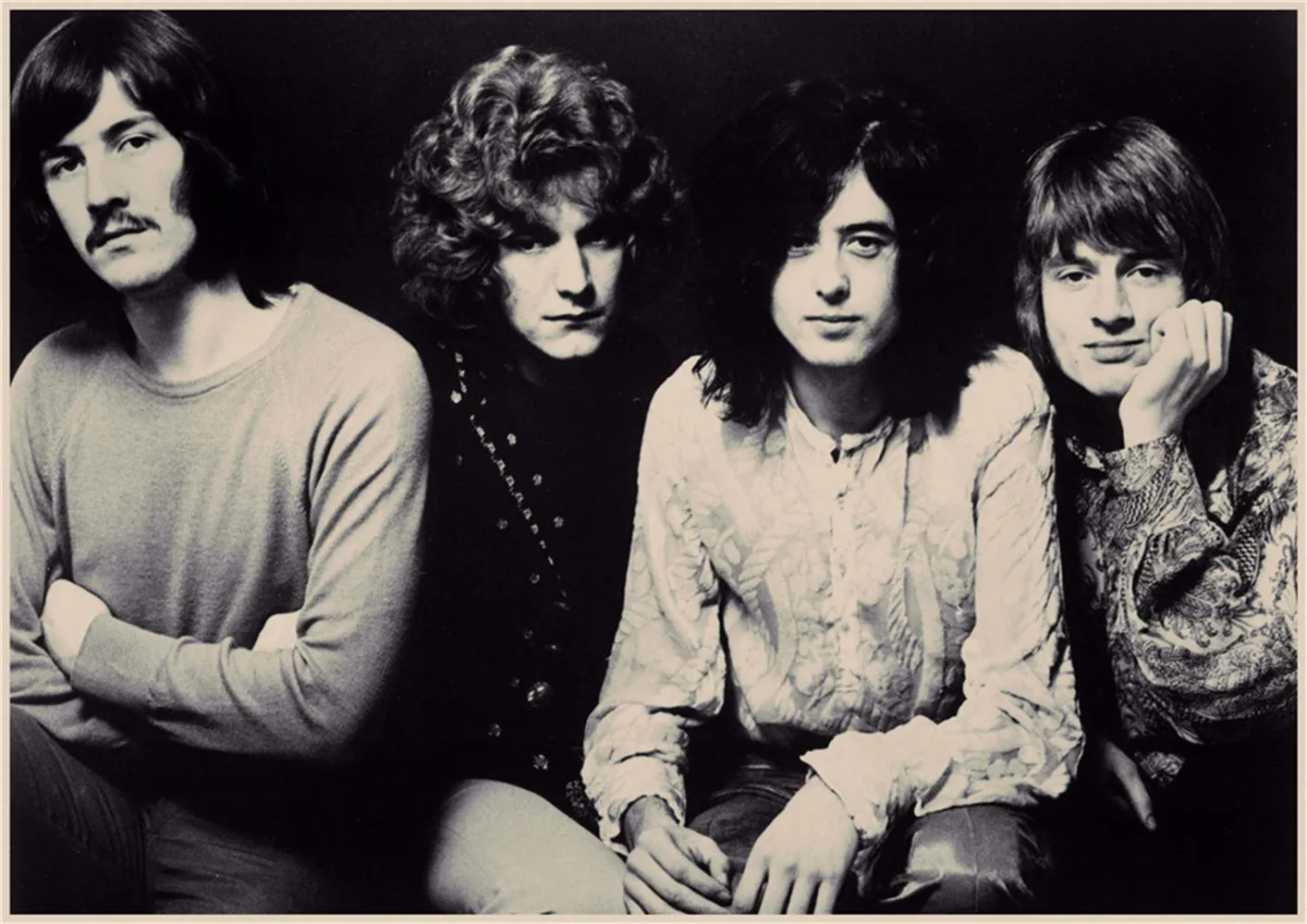 Led Zeppelin рок-музыка постеры для украшения дома в винтажном стиле настенные наклейки Abooly бренд купить 3 получить 4 - Цвет: 5