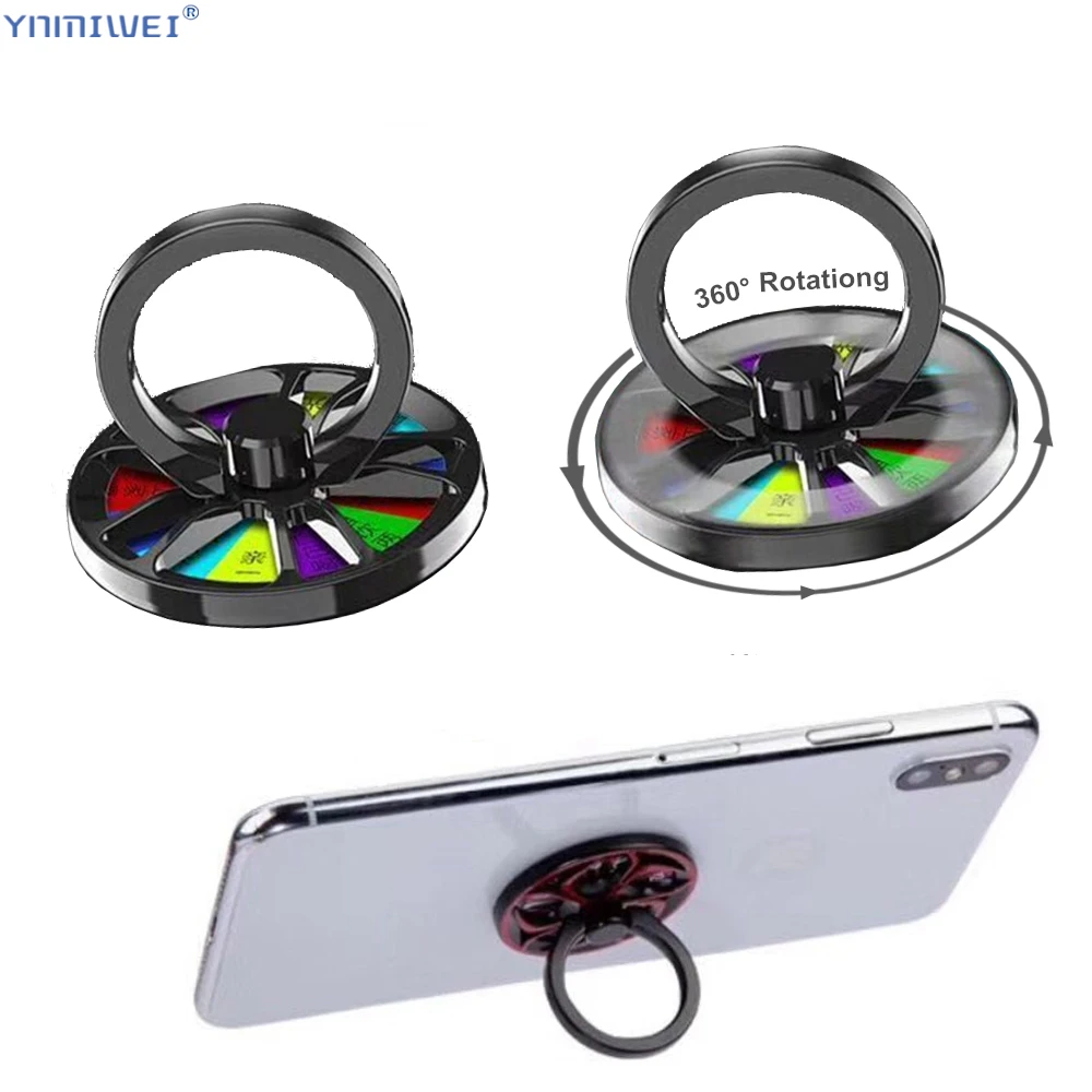 

Metal Phone Finger Ring Holder For Samsung S10 Smartphone Stand Holder For iPhone X 8 7 6 6S Plus 5S 360 Rotation Fingertip Toy