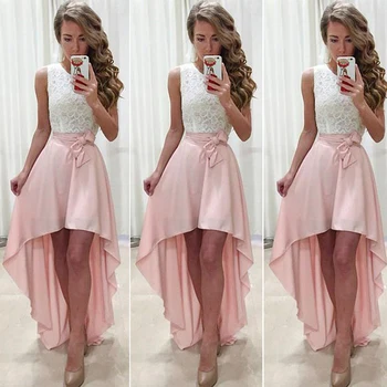

Boho Club Party Dress Women Sleeveless Lace Top Summer Dress Ball Gown Bandage Sashes Bow Beach Formal Dresses Robe Femme
