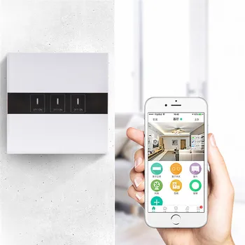

LAIDEYI US EU LED Touch WIFI Switch Wireless Smart Work With Alexa Google APP EWELINK LED Swtich For Home
