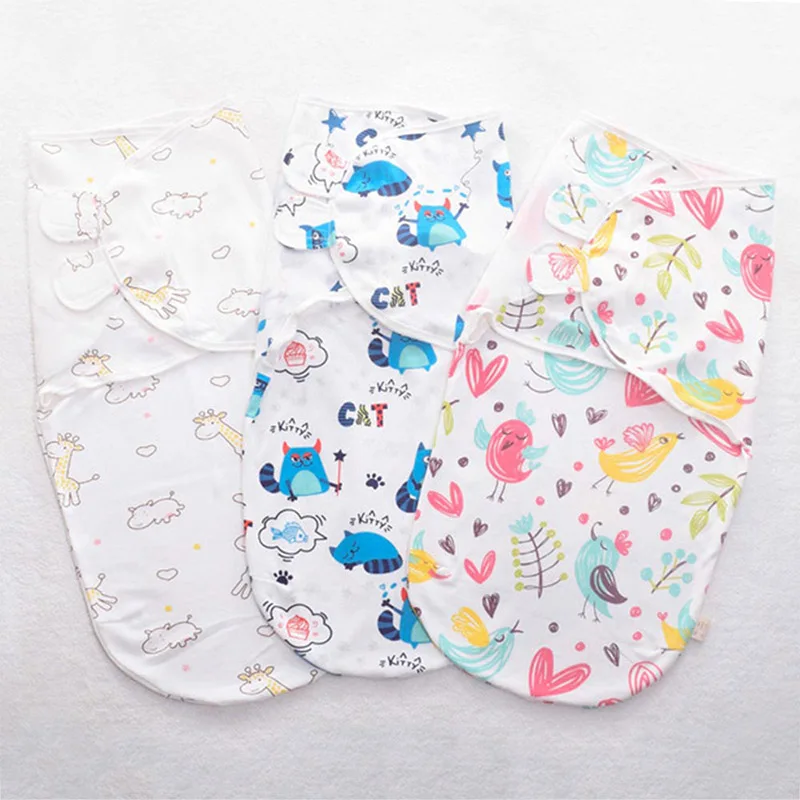 

Newborn Baby Swaddle Envelope Cotton 0-6 Months Cocoon Baby Sleeping Bag Feeding Blankets Sleepsack Soft Wrap