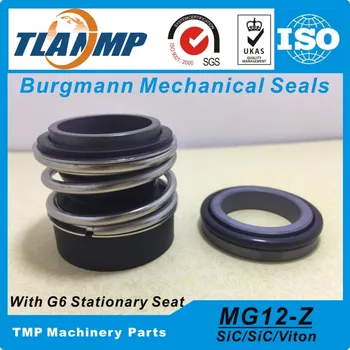 

MG1S20/18-G6 MGS20-18/G6 Burgmann Mechanical Seals (Material:SiC/SiC/VIT/SU316) with G6 stationary seat (Rotary Length: L3)