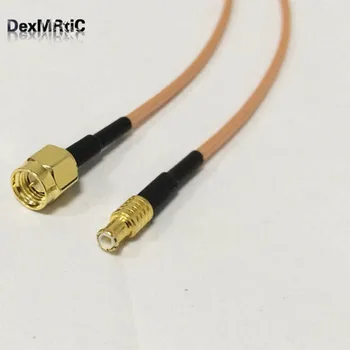 

10PC WIFI antenna cable MCX male straight switch SMA male plug pigtail cable RG178 15cm 6inch