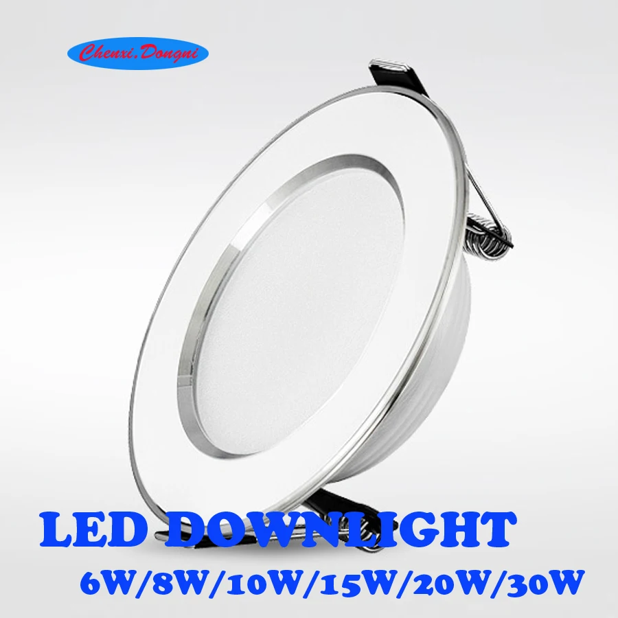 

4PCS/Lot Led Downlights 6W 8W 10W 15W 20W 30W 220V LED Ceiling Downlight 2835 Lamps Led Ceiling Lamp Home Indoor Lighting