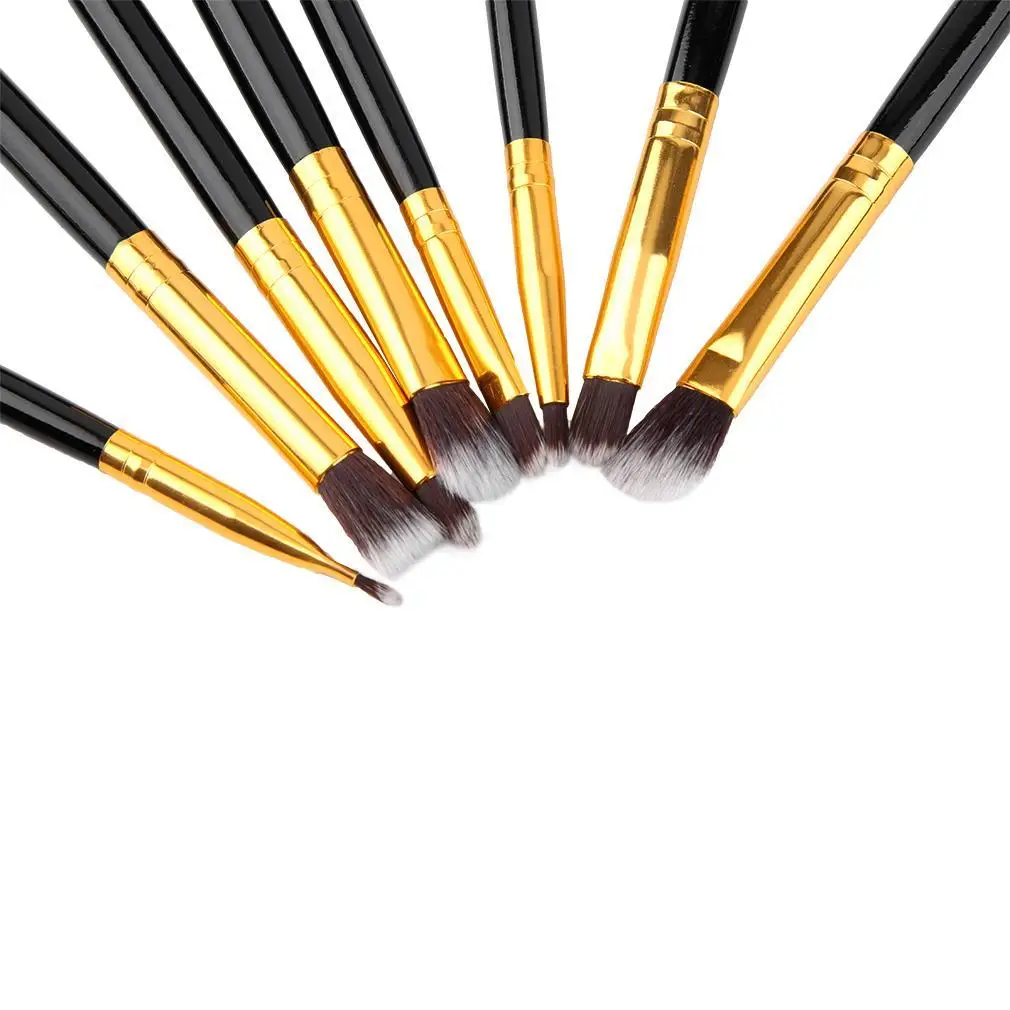 Wholesale 8pcs Makeup Brush Blend Shadow Eyeliner Smoked Bloom Eye Brushes Set for Beauty