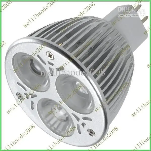 5pcs E73 MR16 3x3W 9W 12V High Power LED Bulb Spot Lamp Down Light Natrue / Warm Cool White | Освещение