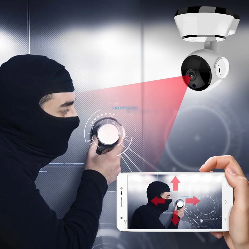 Беспроводная IP камера ZGWANG 720P HD Wi Fi видеонаблюдения наблюдения с ночным видением