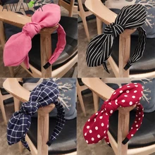 Fashion Lady Fabric Big Ribbon Hair Hoop Bands Girls Bow ampia fascia ornamenti fasce per capelli per donna accessori per capelli Headdredss