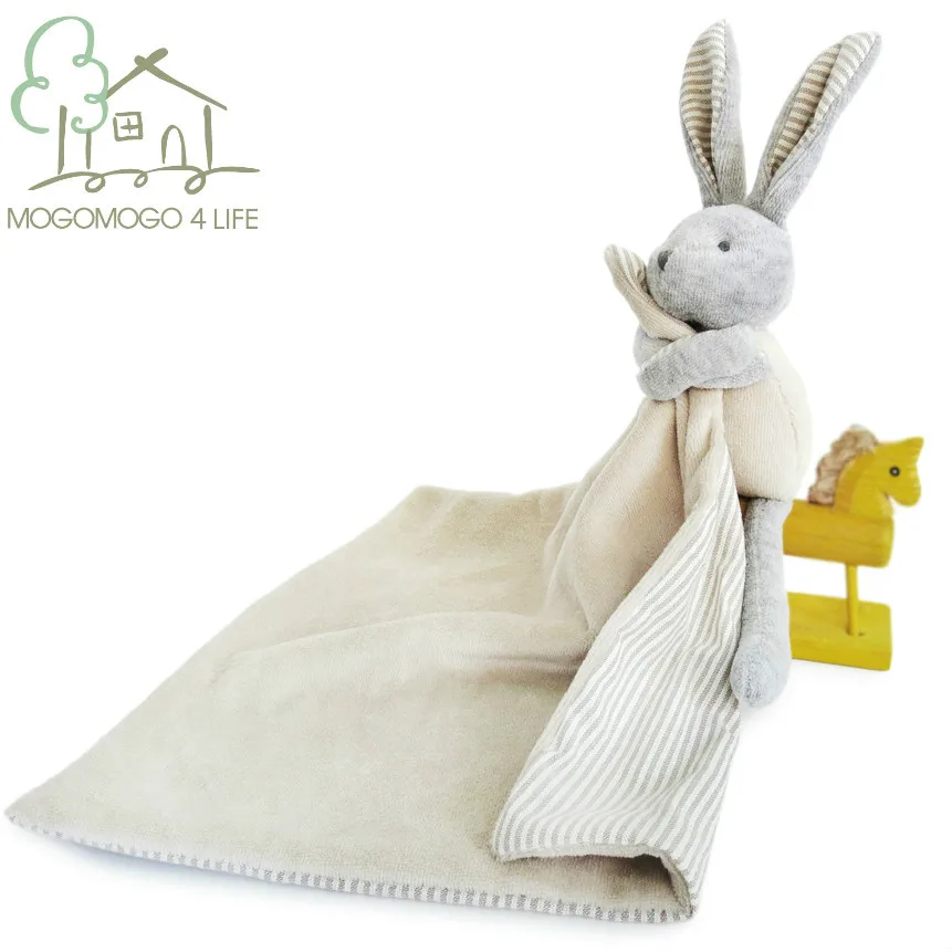 

Luxury beige rabbit comforter,high quality hand-made,pass EN71 test report and CE mark and Reach docs plush toys