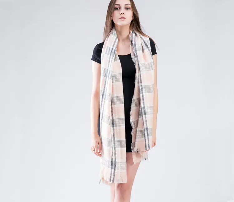Unisex New Design Cashmere Scarves and Shawls Winter Knitted Oblong Scarf and Wrap Warm Woolen font