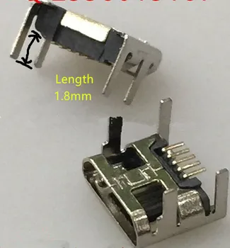 

MICRO 5P spacing 7.2mm female plug pin 4pin Fixed PCB , Tail Charging socket,new and original