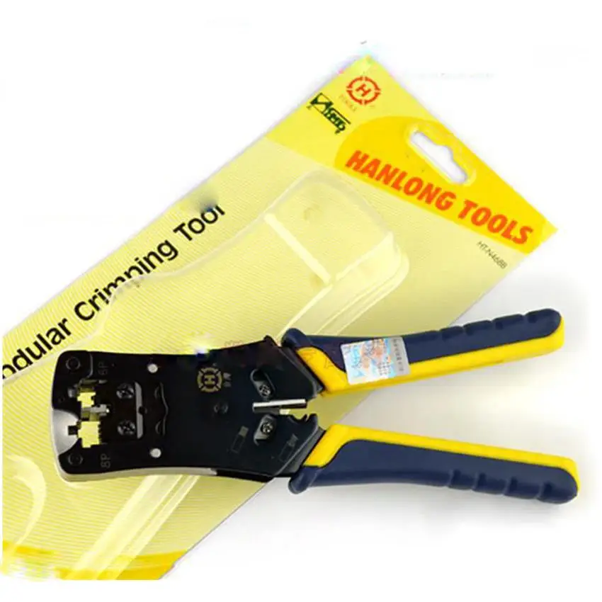 

KELUSHI 2018 High precision HT-N468B Sanbao Crimping Tool Pliers Telephone Network / Network Tools fast shipping
