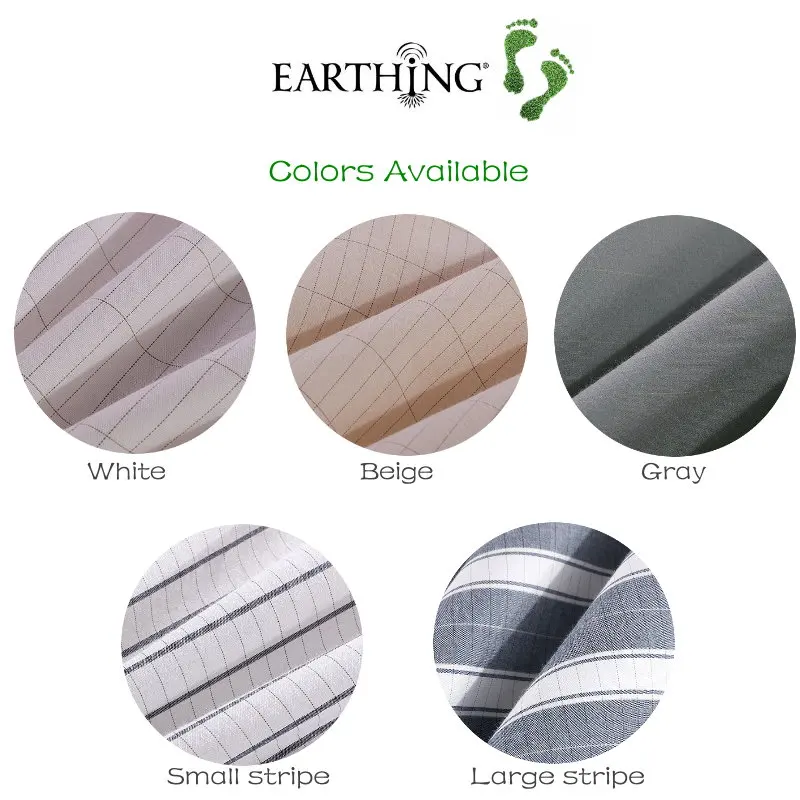 EARTHING Anti-fatigue silver cotton flat sheet Earthing sheet 94.5*102inch (240x260cm) sleep well nature cotton with silver