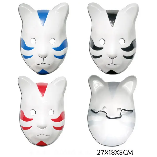 

3 color Naruto Clan Kakashi Anbu Ninja Style Mask, Fancy Dress, Cosplay Accessories, Costume Halloween Anime Manga