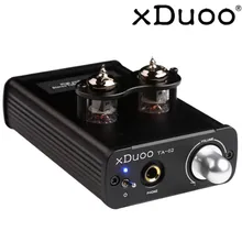 XDuoo TA-02 6J1 класс A трубка HiFi усилитель для наушников высокая производительность стерео мини-усилитель для наушников двойная труба AMP