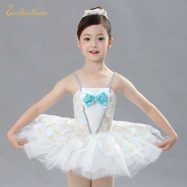 

Girls Ballet Tutu dance dress Women Ballet dress for girls Cute Bow Dancewear Adult Modern Costume Sequins Stage Performance