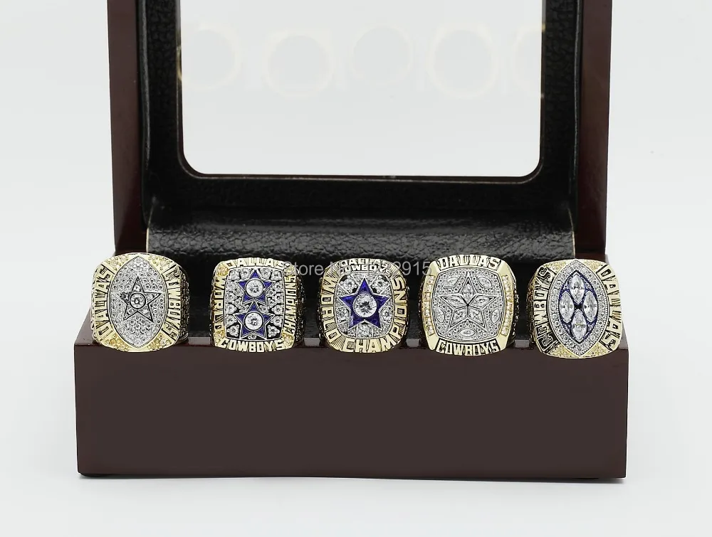 100 copper replica NFL1971 1977 1992 1994 1995 Dallas Cowboys Super