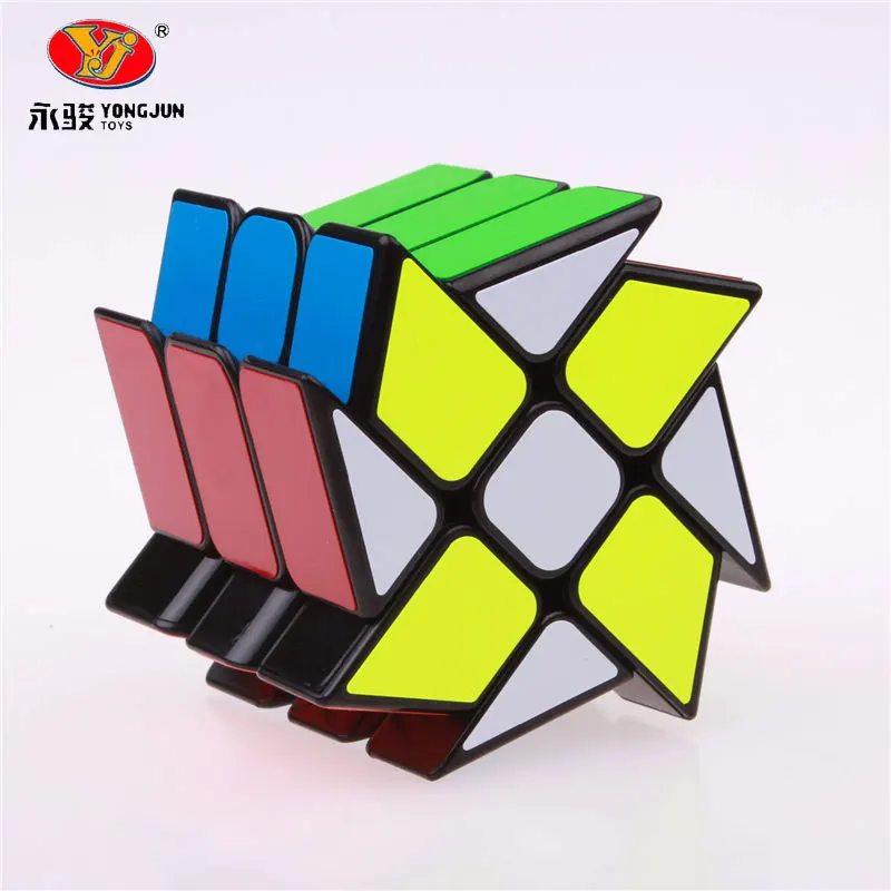 YJ ветер огненное колесо Волшебные скоростные кубики Головоломки 3x3x3
