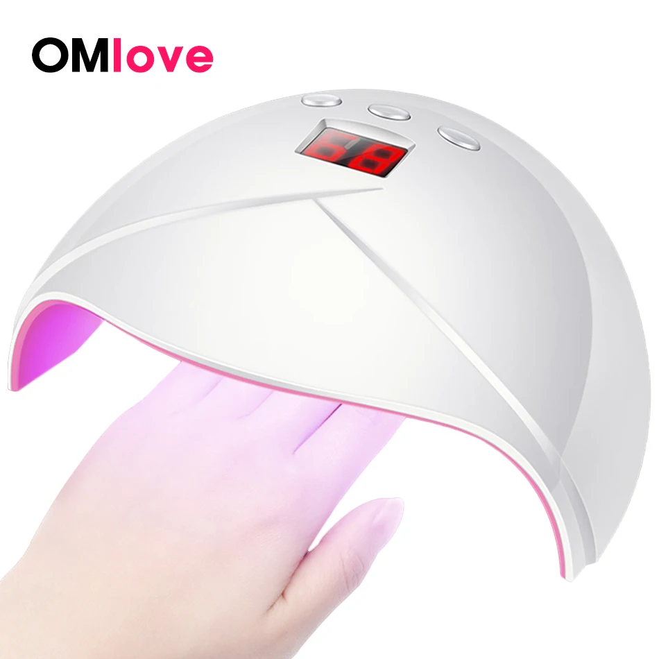 

OMlove 36W Nail Lamp For Manicure UV LED Lamp For Gel Varnish Drying Gel Nail Polish With LCD Nail Dryer For Pedicure