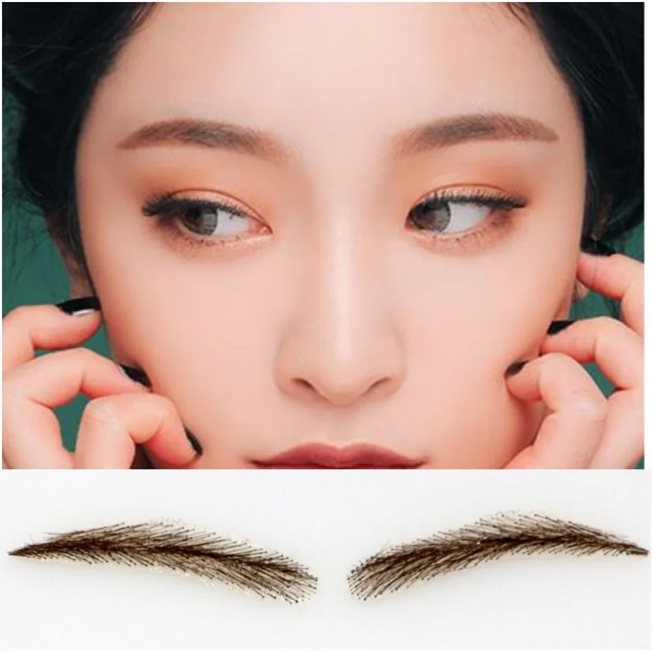 FXVIC 2018 Direct Selling Limited Free Shipping Fixvic Human Hair Eyebrow Wig /eyebrow Tattoos