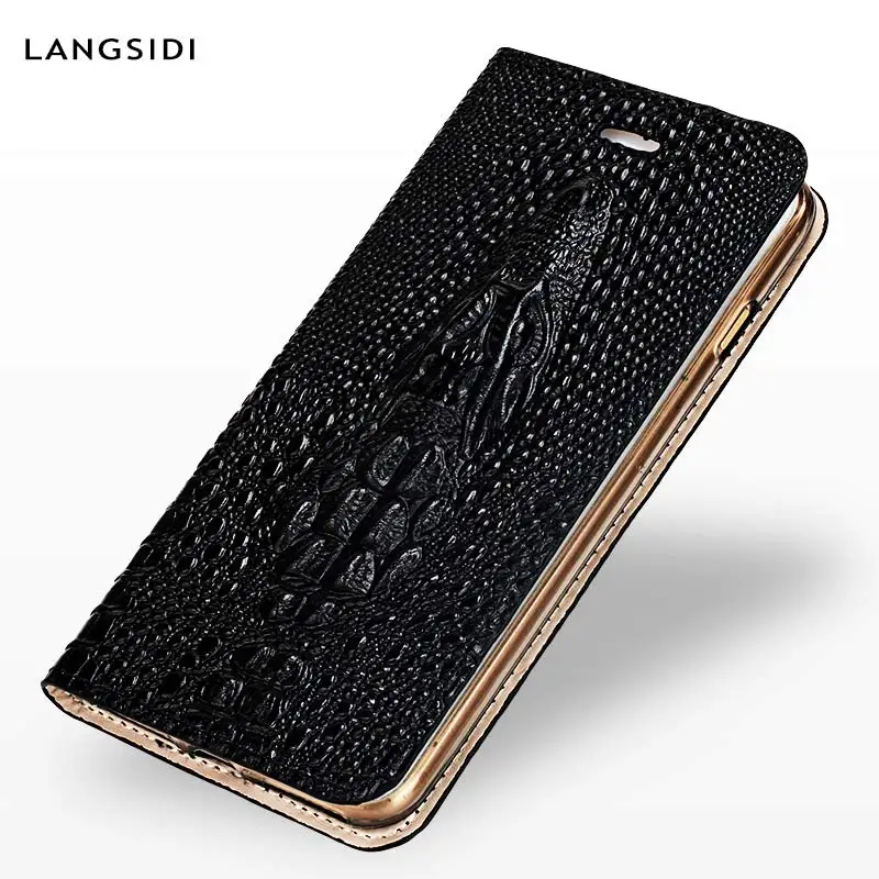 Роскошный 3D чехол книжка для телефона с крокодиловым черепом iPhone 12 Pro Max 11 max Mini X XS