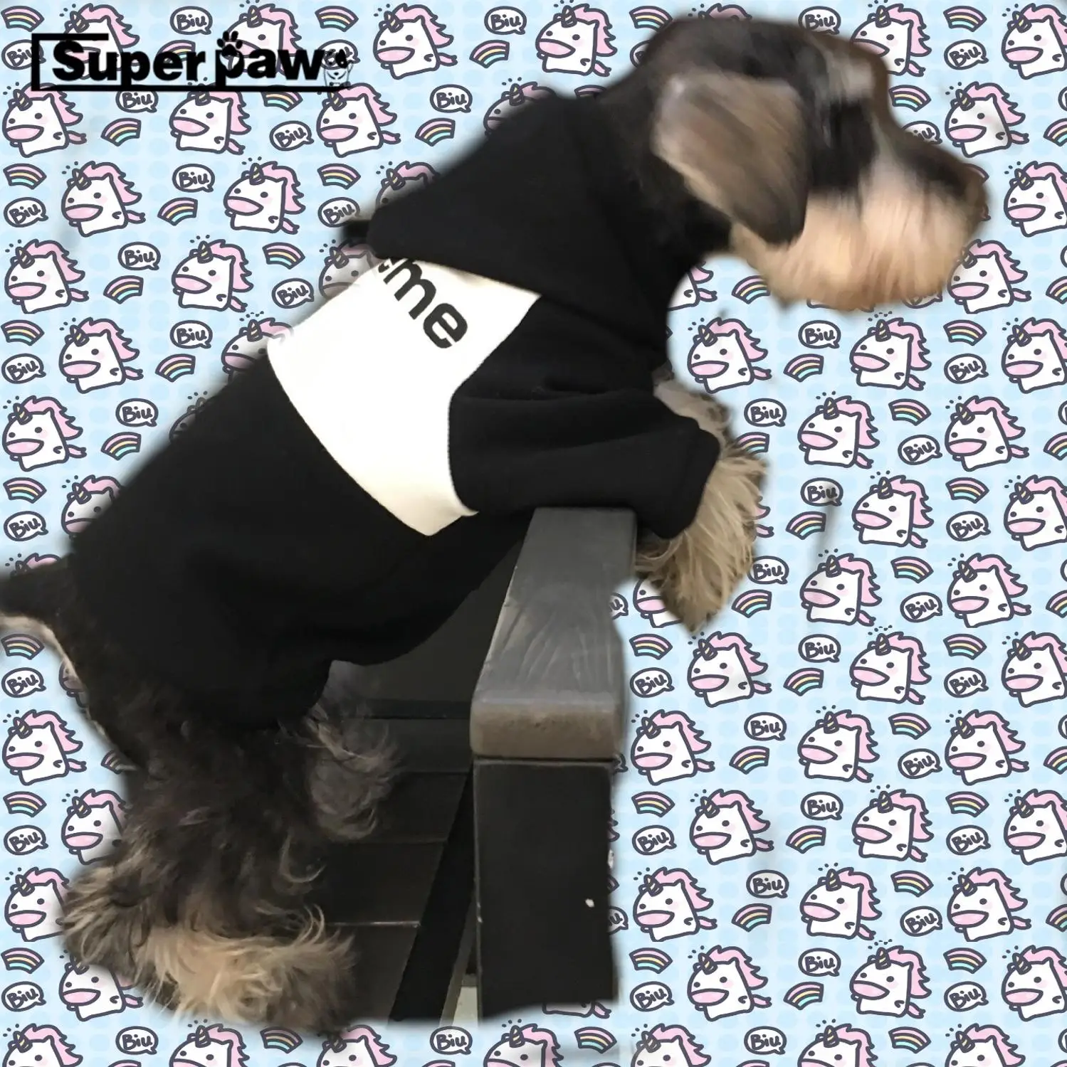 

Tide Brand Dog Clothes Pet Puppy Hoodie Coat Bulldog Schnauzer Chihuahua Jacket for Dogs Cats Warm Apparel Pug Costume SMC02