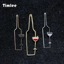Timlee E015 темперамент винного стекла серьги бутылки вина длинные серьги-гвоздики, ювелирные изделия оптом