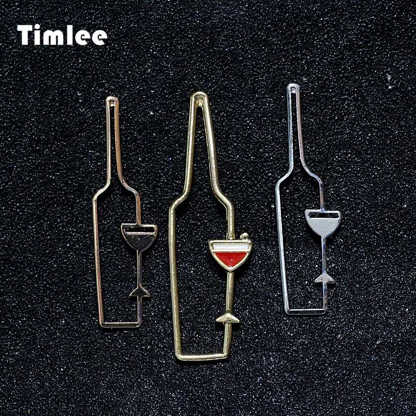 Длинные серьги гвоздики Timlee E015 из винного стекла модные ювелирные изделия
