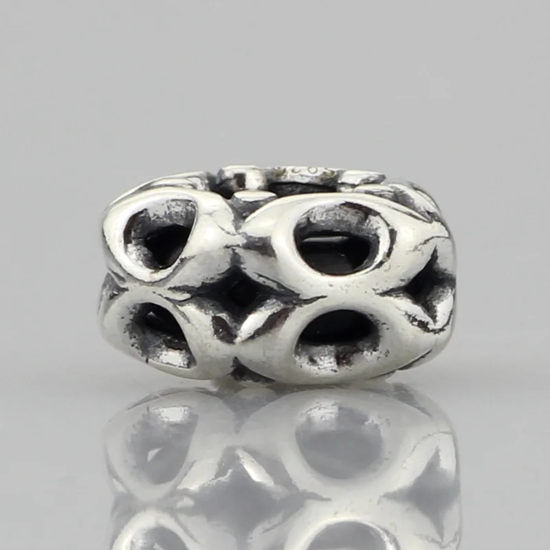 Hollow Beads Spacers Charms 925 Sterling Silver Compatible Fit Troll European Brand DIY Bracelet Jewelry Gift For Woman (5)