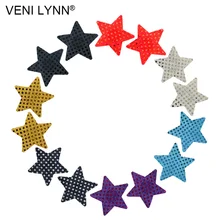 VENI LYNN, 5 пар, форма звезды, одноразовые наклейки на соски для девочек, секс-лента, красная повязка на грудь, лепестки, цветные накладки на грудь, аксессуары