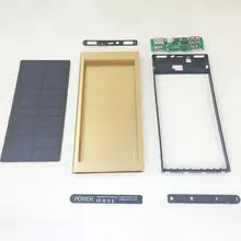 Cewaal Solar Power Bank DIY External Solar Charger Dual USB Travel Powerbank Solar Panel for Mobile Phone SmartPhone Charging