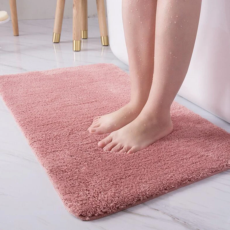 

Solid Color Fashion Home Carpet Living Room Area Decor Soft Door Carpets Warm Colorful Bedroom Floor Rugs Slip Resistant Mats