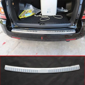 Image 3 - Cubierta de Panel Protector de placa de parachoques trasero de coche, embellecedor de acero inoxidable para Land Rover Freelander 2, accesorios para automóviles 2008 2016