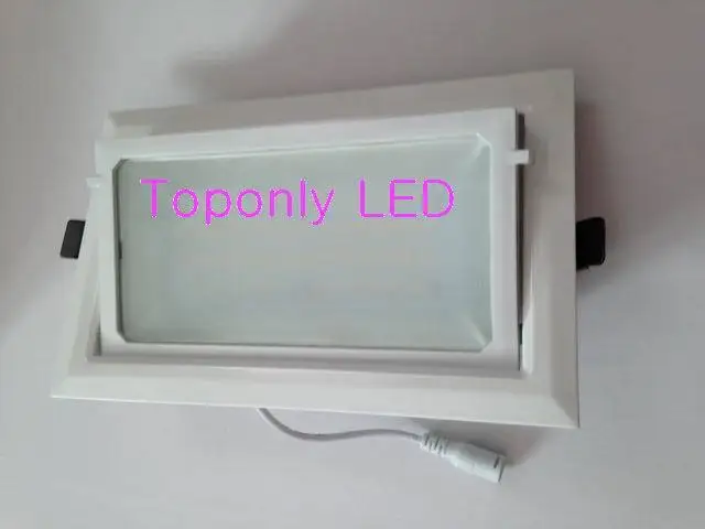 

Epistar smd square downlight led 30w super bright 3000lm 45degree rotatable can directly retrofit traditional down light MBN200