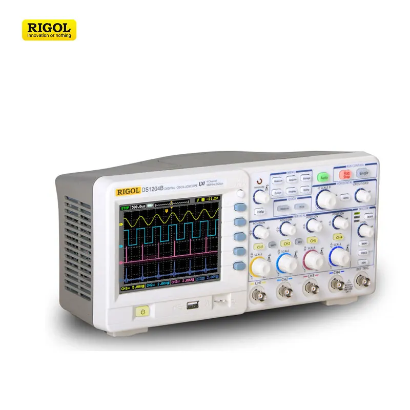 Цифровой цветной осциллограф RIGOL DS1104B 100 МГц 4 канала 2 г/локон 5 7 ''TFT LCD USB