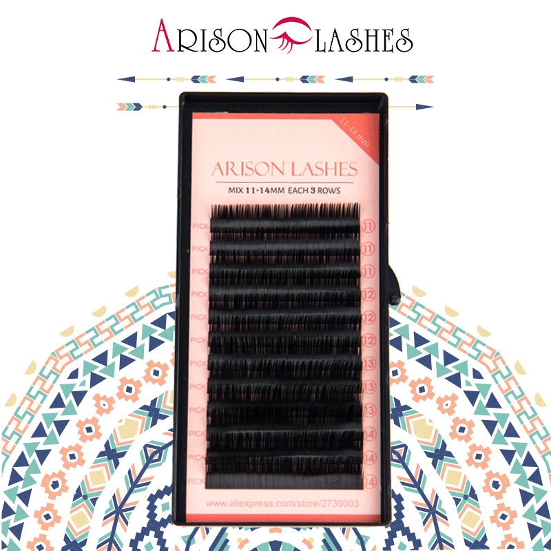 

Arison All Size /C/D curl 1 trays mix or single False eyelash individual eyelash extension