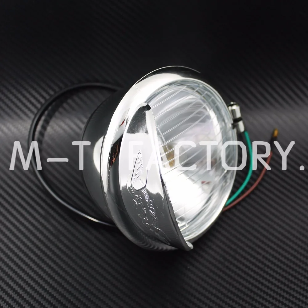 1 пара хромированных противотуманных фар для мотоцикла универсальная фара DC12V