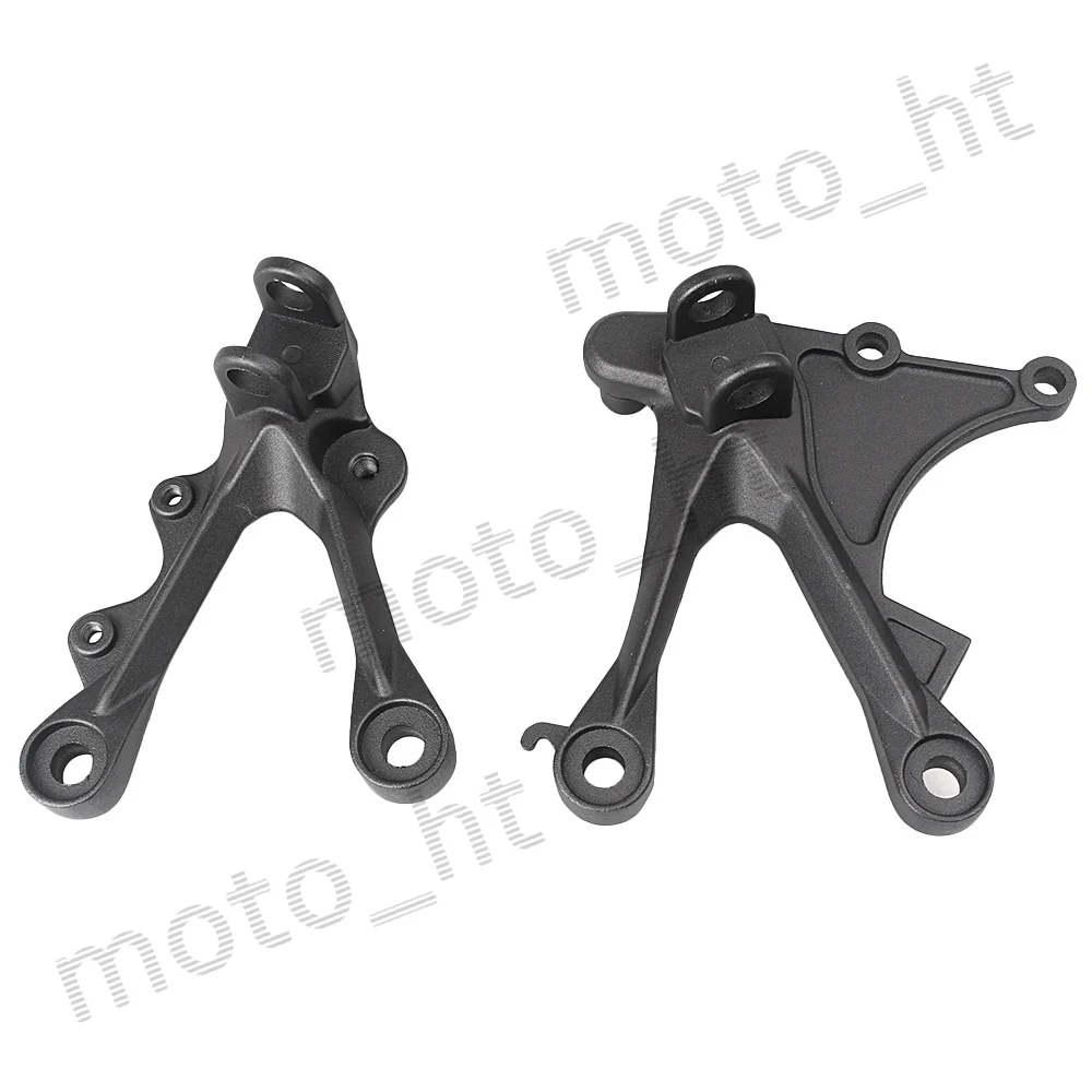 Aluminum Alloy NEW Motorcycle Rider Front Footpegs / Foot Pegs / Footrest Brackets for Kawasaki Ninja ZX-6R 2005 2006 2007 2008 Black 